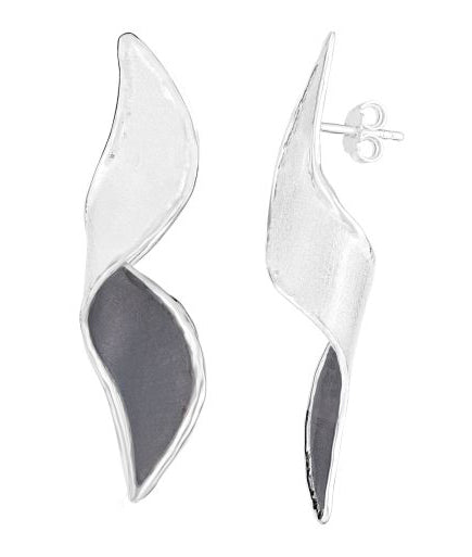 Silver Earrings HEPHESTOS DUAL Style 14