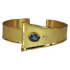 MIDAS Topaz and Diamond 18 Karat Gold Bracelet