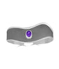 Silver Bracelet Amethyst HEPHESTOS Style 04