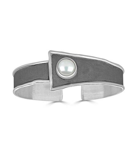 Silver Bracelet Amethyst HEPHESTOS Style 02