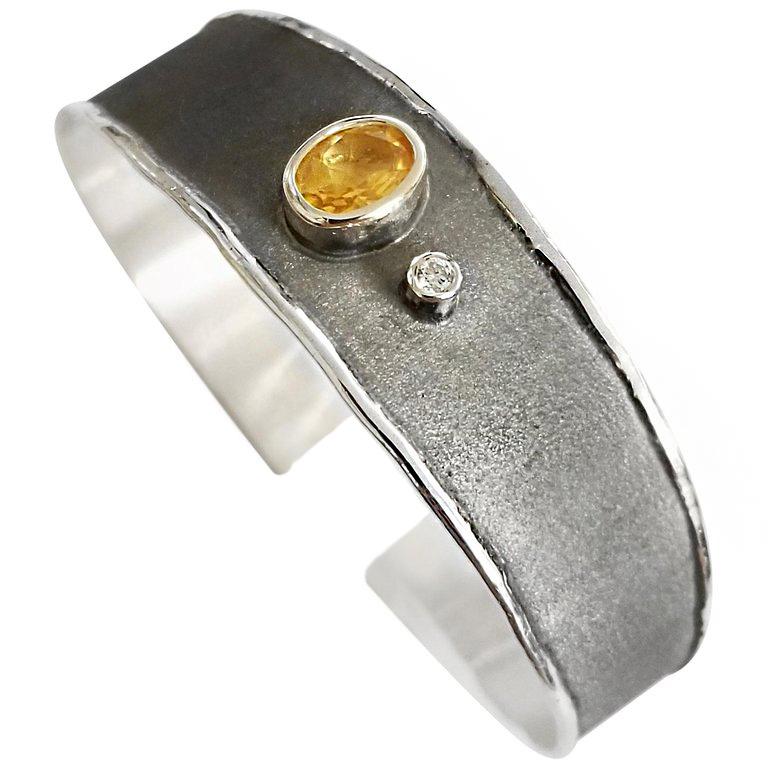 Hephestos Citrine and Diamond Set
