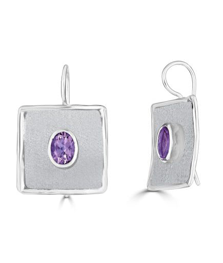 Silver Earrings AMMOS Style 22