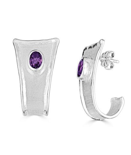 Silver Earrings AMMOS Style 02