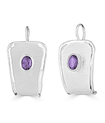 Silver Earrings AMMOS Style 08