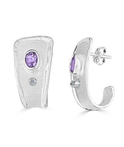 AMMOS Diamond Earrings Style 09