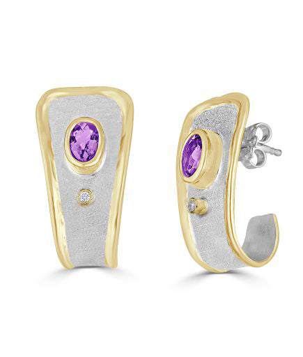 MIDAS Diamond Earrings Style 09