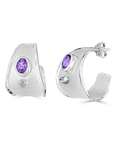 AMMOS Diamond Earrings Style 05