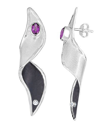 HEPHESTOS Diamond Earrings DUAL Style 14