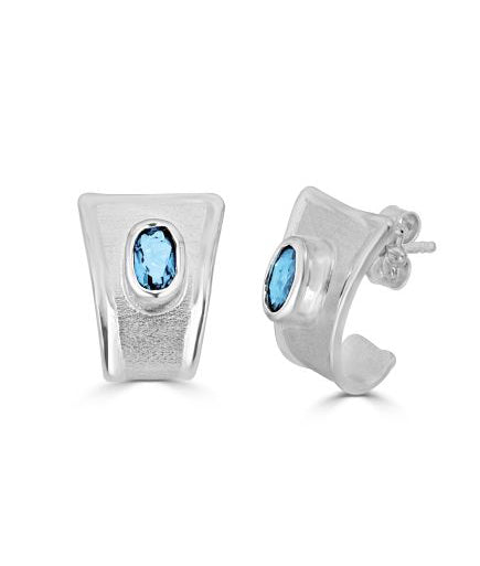 Silver Earrings AMMOS Style 12