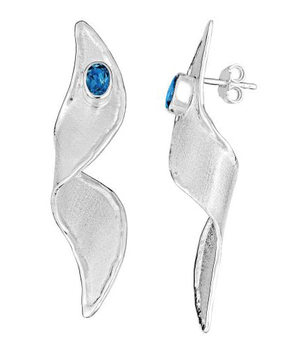 Silver Earrings AMMOS Style 14