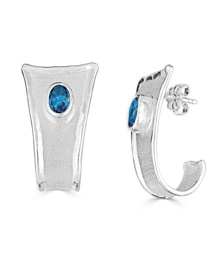 Silver Earrings AMMOS Style 02