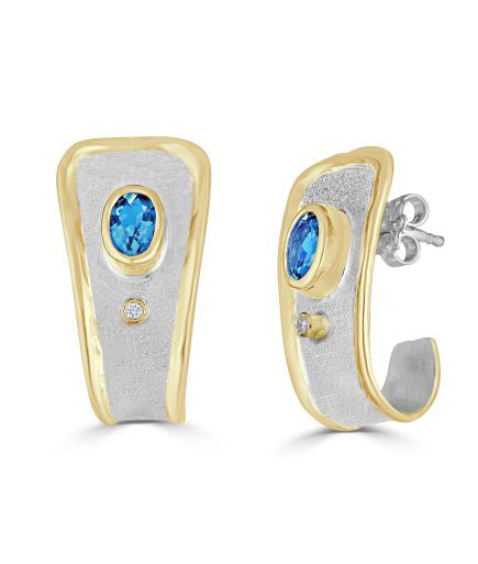 MIDAS Diamond Earrings Style 09
