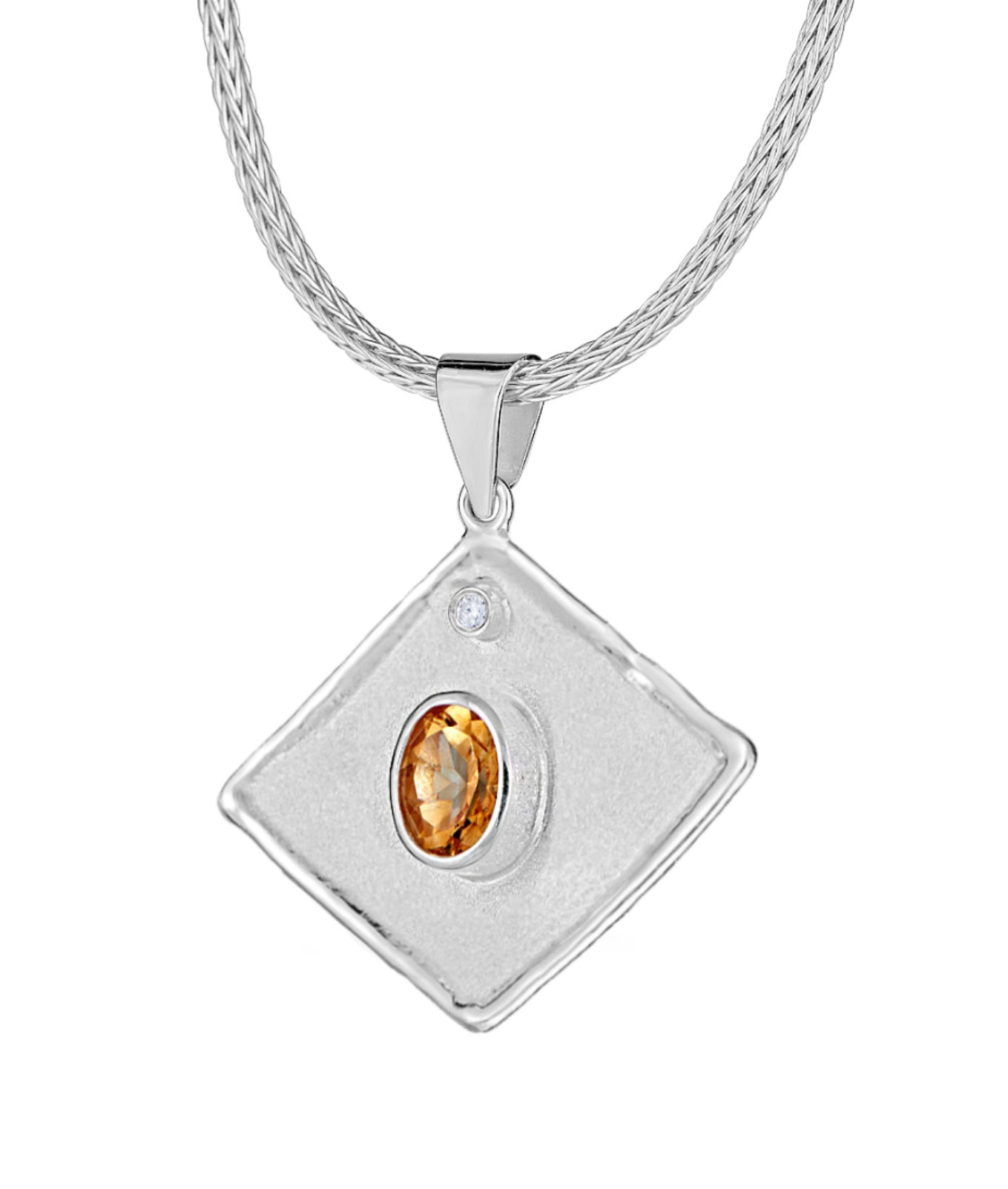 AMMOS Diamond Pendant Style 21