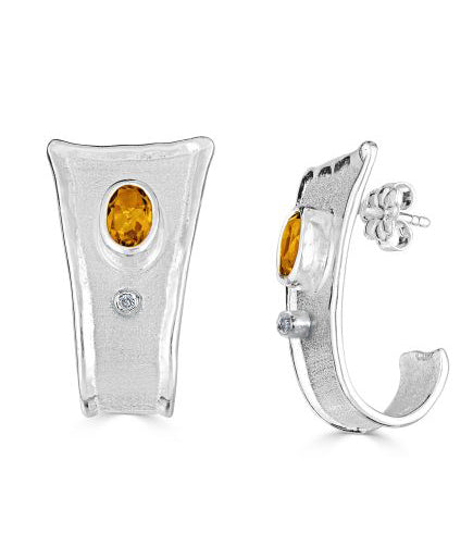 AMMOS Diamond Earrings Style 02