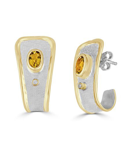 MIDAS Diamond Earrings Style 09