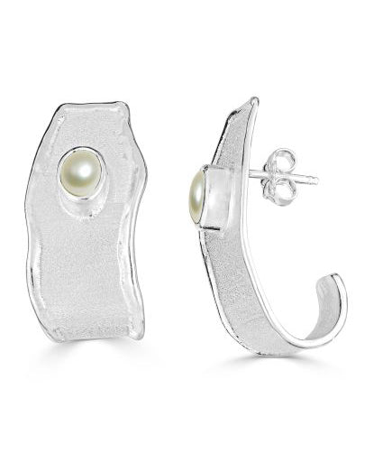Silver Earrings AMMOS Style 10