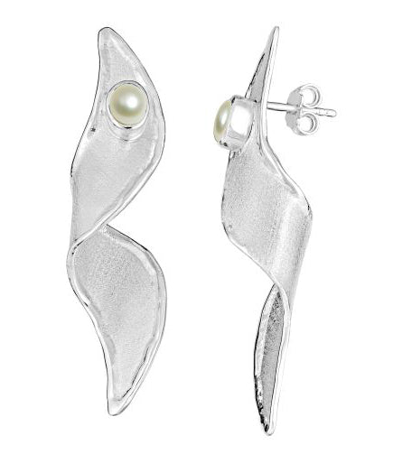 Silver Earrings AMMOS Style 14