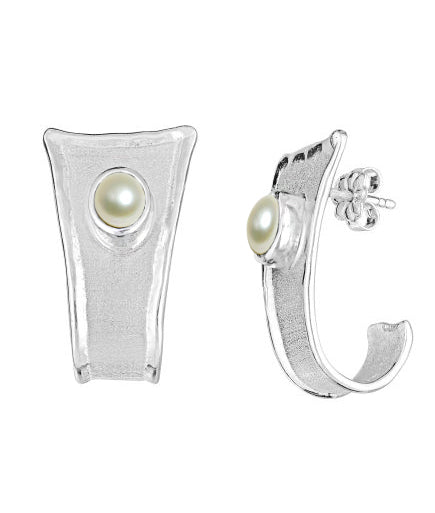 Silver Earrings AMMOS Style 02