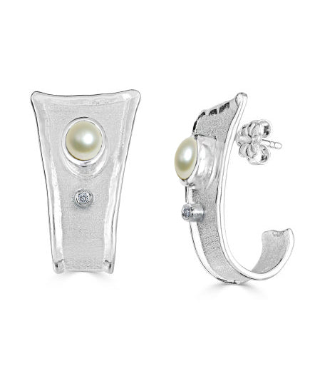 AMMOS Diamond Earrings Style 02